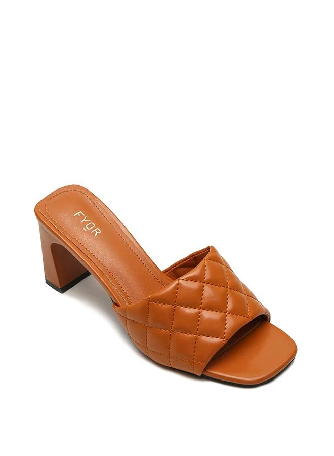 FYOR Geometric Quilted Mule CMJ 11